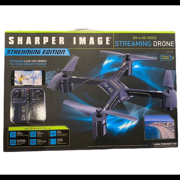 NEW UNUSED Sharper Image HD Streaming Drone DX-4 - Picture 1 of 11